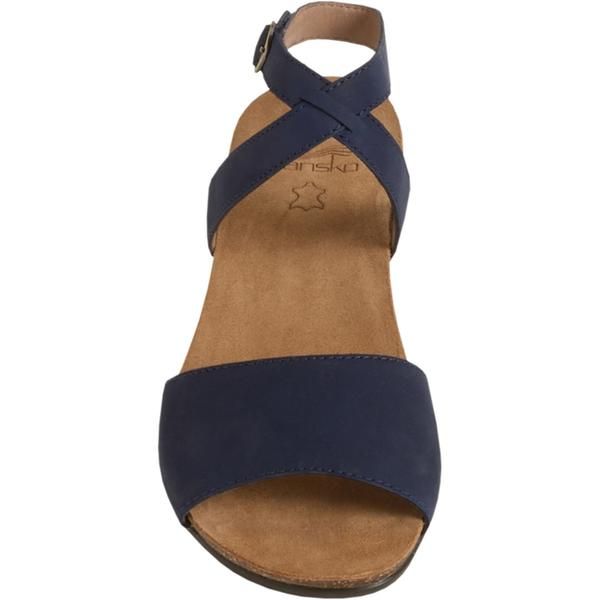 ダンスコ レディース シューズ サンダル アンクル Dansko Rafferty Ankle Strap Sandals Nubuck For Women Navy ネイビー