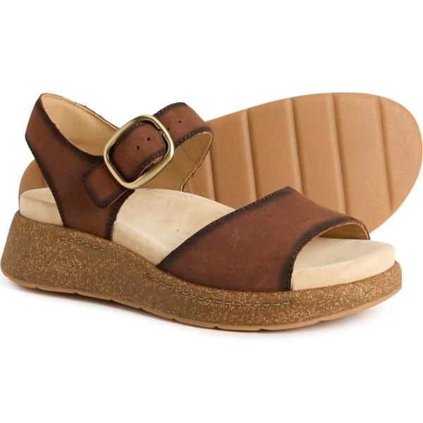 ダンスコ レディース シューズ サンダル スエード Dansko Bianca Sandals Suede For Women Brown Burnished Suede ブラウン
