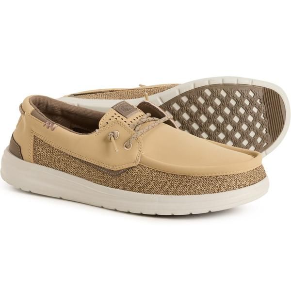 ヘイデュード メンズ シューズ スニーカー Hey Dude Welsh Grip Shoes SlipOns For Men Classic Brown ブラウン