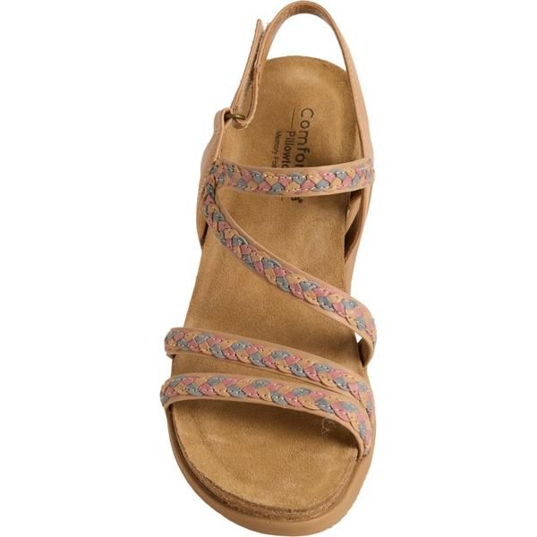 コンフォーティバ レディース シューズ サンダル レザー Comfortiva Silvia Sandals Leather For Women Caramel Multi マルチカラー