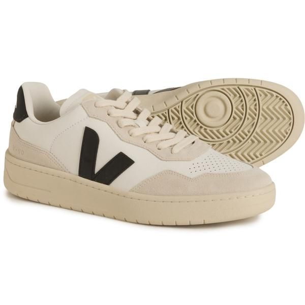 ヴェジャ メンズ シューズ スニーカー レザー VEJA V90 Sneakers Leather For Men White Black ホワイト ヴェジャ メンズ シューズ スニーカー レザー VEJA V90 Sneakers Leather For Men White Black ホワイト
