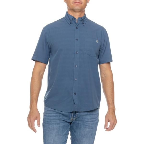 フック メンズ トップス Tシャツ Hukona CrossDye Shirt UPF 30 Short Sleeve Sargasso Sea