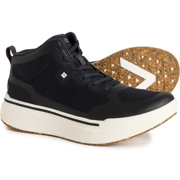 アーヌ メンズ シューズ スニーカー Ahnu Sequence 1 Mid Sneakers For Men Black White ホワイト アーヌ メンズ シューズ スニーカー Ahnu Sequence 1 Mid Sneakers For Men Black White ホワイト