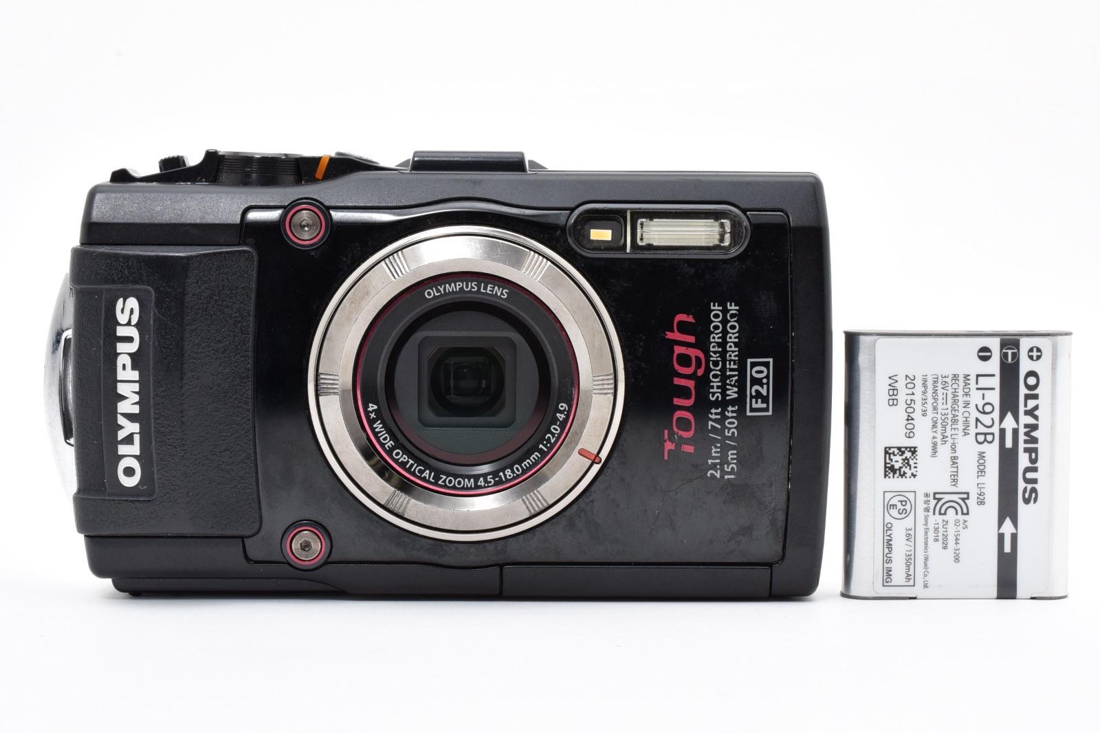 ★良品★ Olympus オリンパス Tough STYLUS TG-3 レッド コンパクトデジタルカメラ #K925