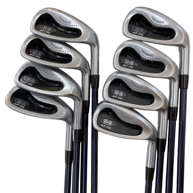 【中古】 本間ゴルフ Twin Marks AP-701 8S アイアンセット IR SK-555 (フレックスR) メンズ 男性用 右利き 右用 Cランク ゴルフクラブ