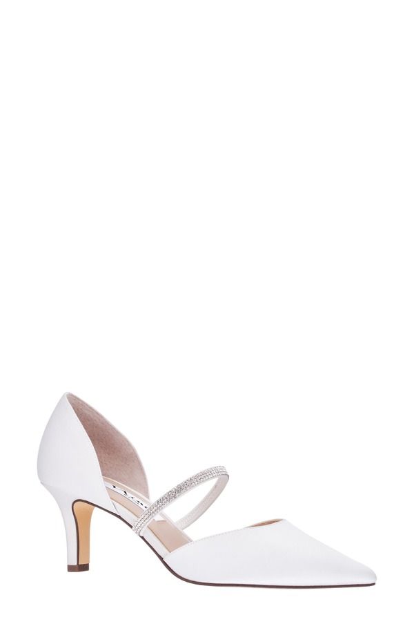 ニナ レディース シューズ ヒール Nina Brystol dOrsay Pointed Toe Pump Ivory アイボリー
