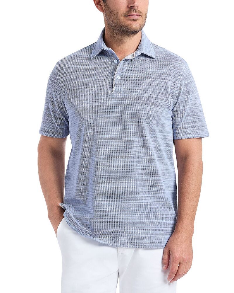 ロバートグラハム メンズ トップス ポロシャツ ニット Robert Graham Bogner Heathered Knit Polo Shirt Light Blue ブルー