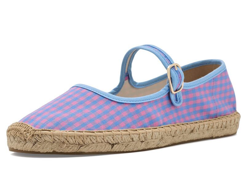 ソルドス レディース シューズ サンダル Soludos Vichy Mary JanespadrilleWo BluePink ブルー