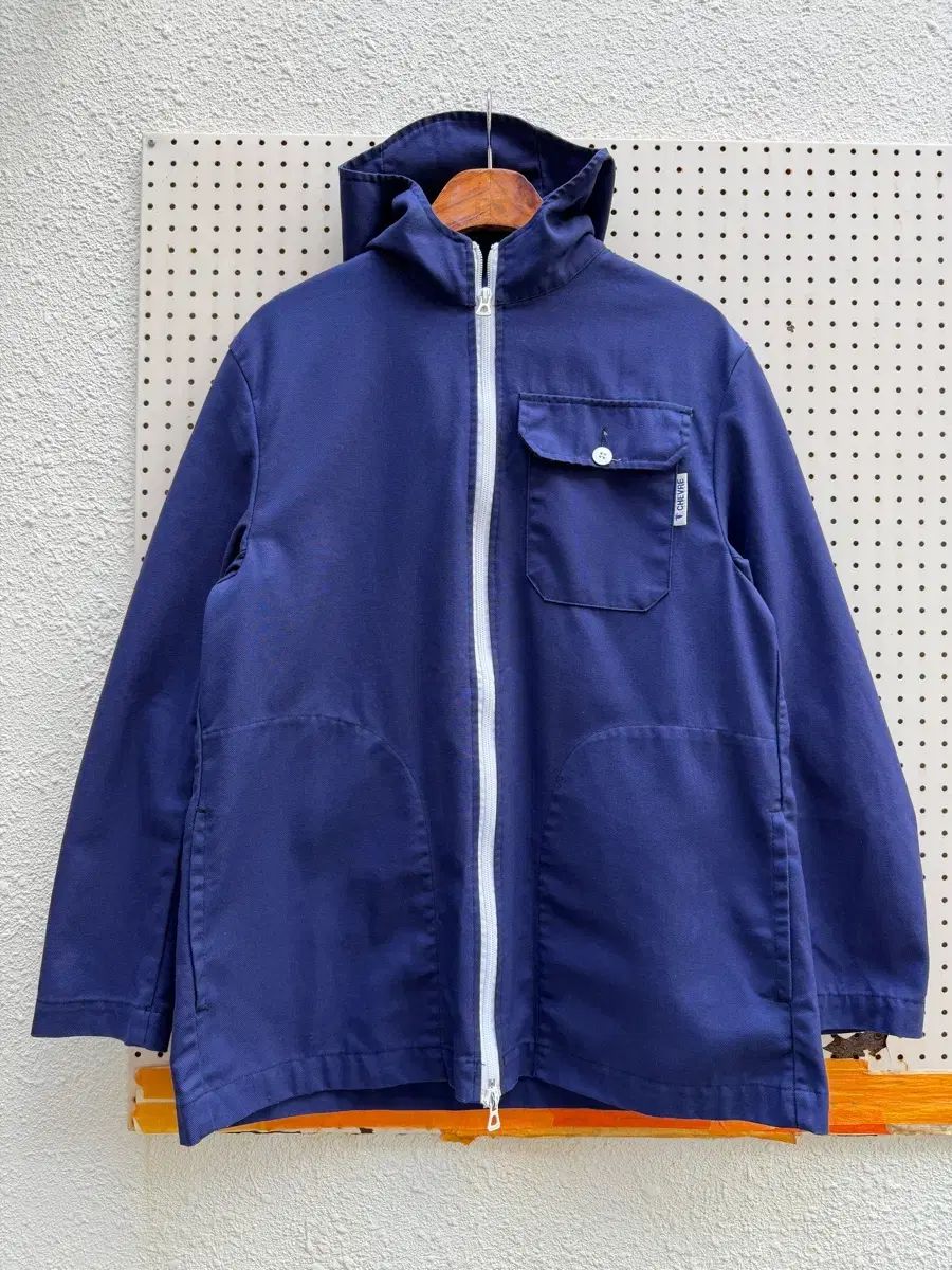 2000s フレンチ シェーブル フーデッド ヴィンテージ フレンチワークジャケット