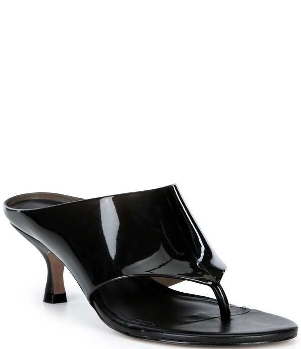 ファーム レディース シューズ サンダル ヒール Farm Rio Thong Jelly Kitten Heel Slide Sandals Black ブラック