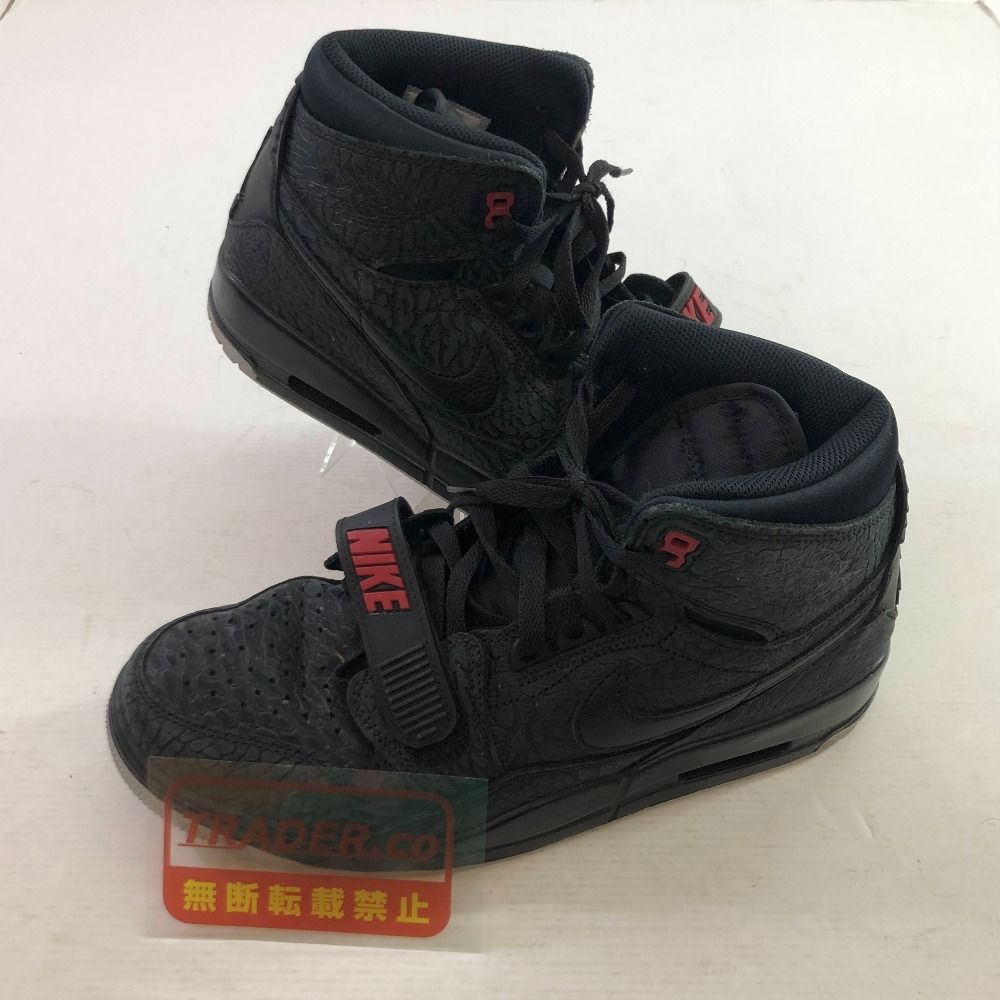 04w6980∞※【中古】 NIKE AIR JORDAN LEGACY 312 ナイキ エアジョーダン レガシー 312 AV3922-006 ブラック/ブラック-バーシティレッド 28.5cm スニーカー 【八王子店】