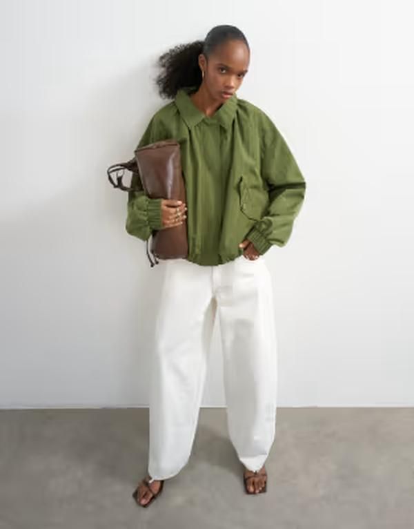 トップショップ レディース アウター ジャケット・ブルゾン Topshop anorakhaki カーキ 29,054円