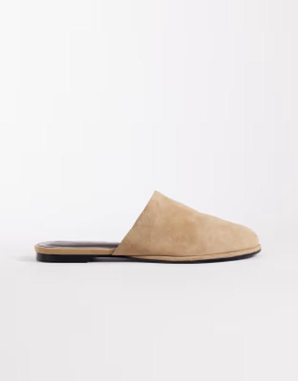 エイソス レディース シューズ サンダル スエード ASOS DESIGN Magnolia premium suede mules in sand suede サンド