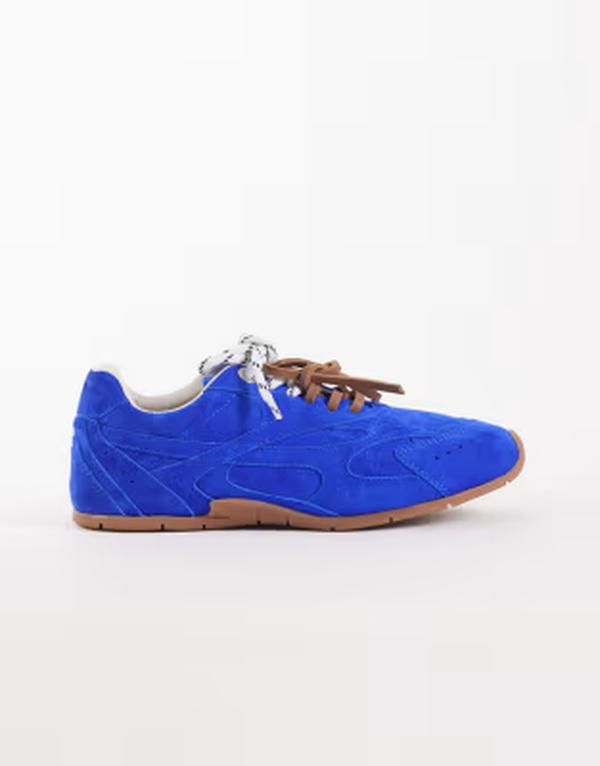 ブロンクス レディース シューズ スニーカー スエード Bronx Myraa sneakers in electric blue suedelectric blue ブルー