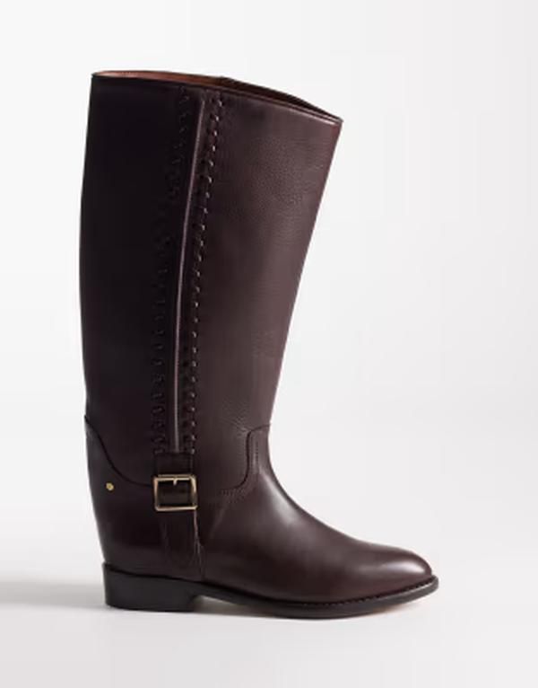 ブロンクス レディース シューズ ブーツ・レインブーツ レザー Bronx Lenijo riding knee boots in coffee bean leather Coffee bean コーヒー