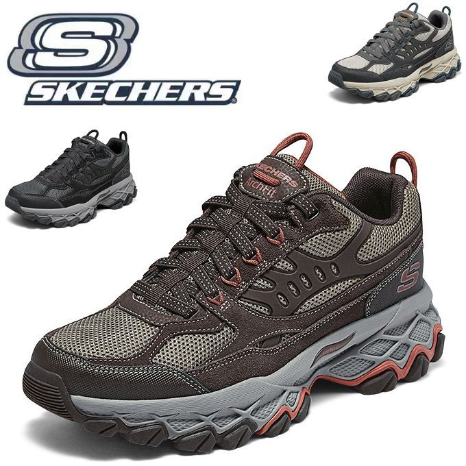 新品 箱あり Skechers スケッチャーズ アウトドア トレッキングシューズ メンズ ArchFit アーチフィット 防滑 軽量 厚底 疲れにくい ウォーキングシューズ 父の日 50 代におすすめ 237357