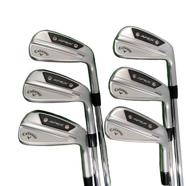 【中古】 キャロウェイ APEX PRO(2024) 6S アイアンセット IR NS PRO MODUS3 TOUR105 (フレックスS) メンズ 男性用 右利き 右用 Cランク ゴルフクラブ