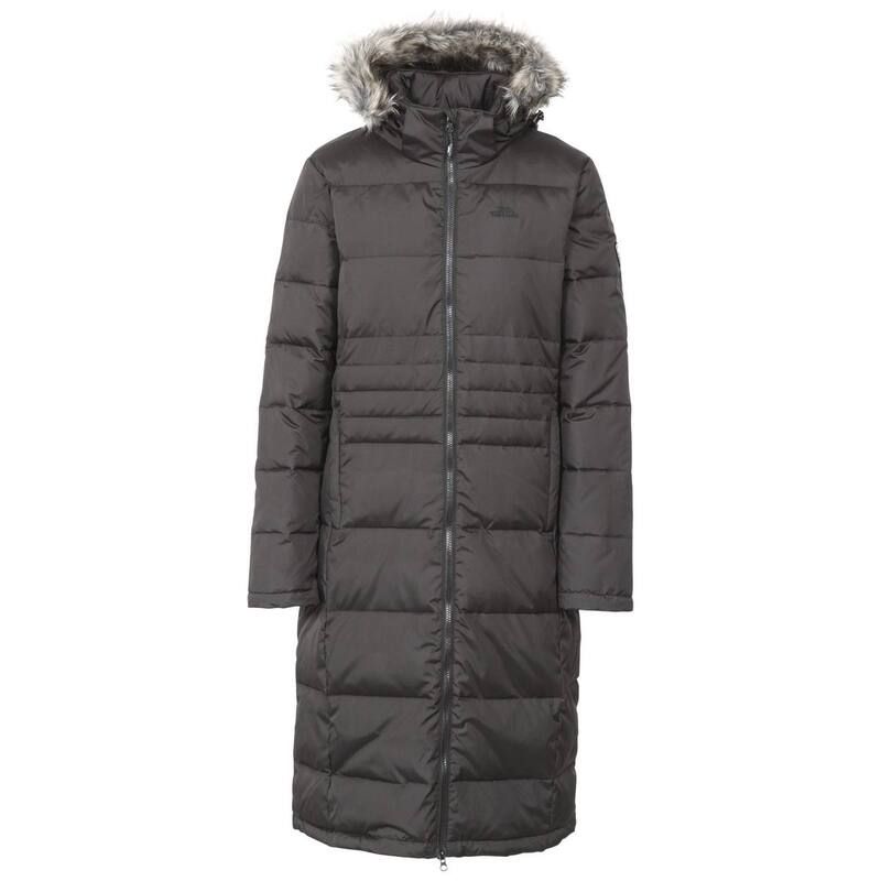 トレスパス レディース アウター ジャケット・ブルゾン パーカー ダウン Trespass WomensLadies Phyllis Parka Down Jacket Black ブラック