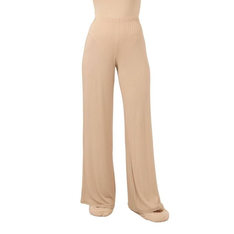 24 セブンコンフォート レディース ボトムス カジュアルパンツ プチ マタニティ Petite Maternity 24Seven Comfort Apparel Palazzo Pants Nude