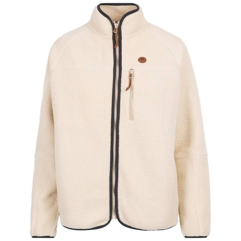トレスパス レディース アウター ジャケット・ブルゾン レザー フリース Trespass WomensLadies Quake Leather Trim Fleece Jacket Ghost