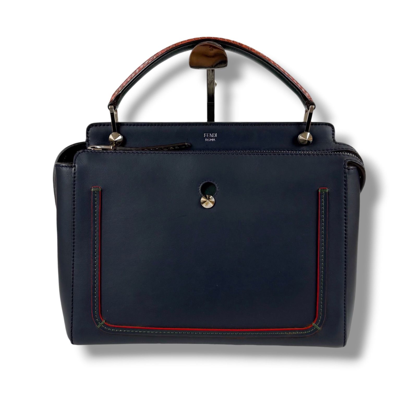 フェンディ FENDI ドットコム 2WAY ハンドバッグ ショルダーバッグ