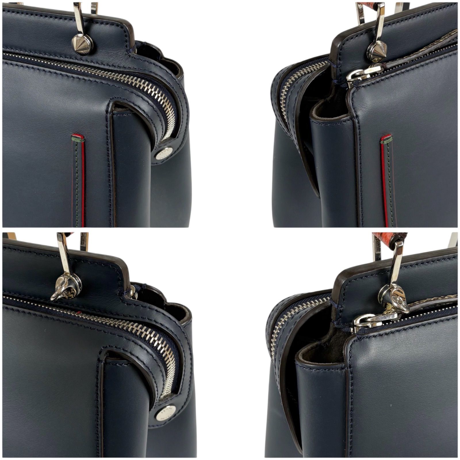 フェンディ FENDI ドットコム 2WAY ハンドバッグ ショルダーバッグ 