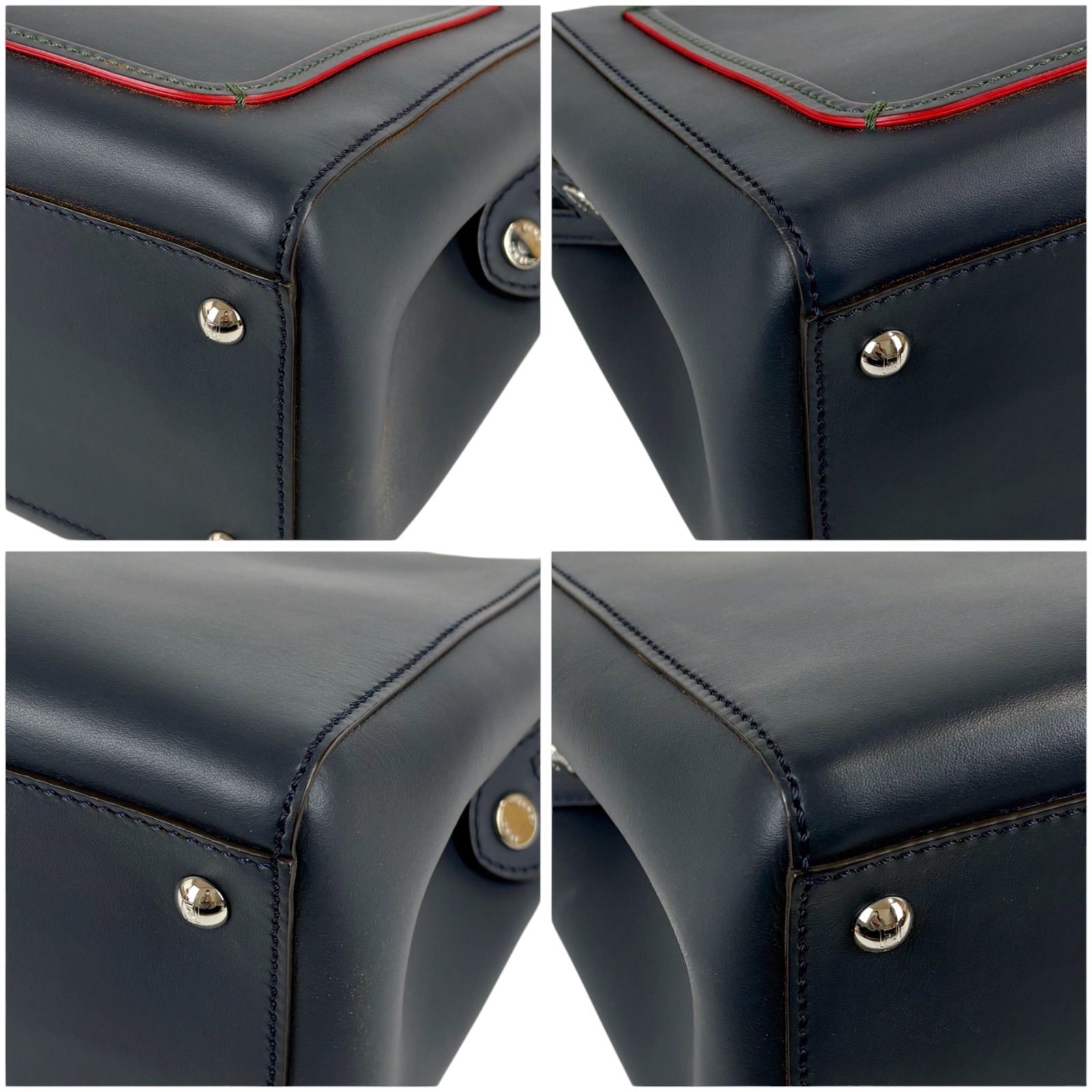 フェンディ FENDI ドットコム 2WAY ハンドバッグ ショルダーバッグ 
