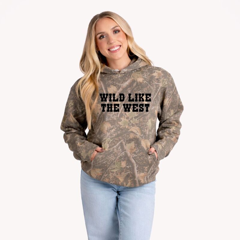 Simply Sage Market レディース トップス Tシャツ パーカー Simply Sage Market Wild Like The West Camo Hoodie Camo