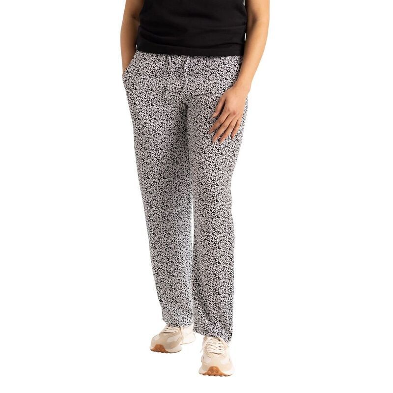 トレスパス レディース ボトムス カジュアルパンツ フラワー柄 フラワー Trespass WomensLadies Kelowna Floral Trousers Black ブラック