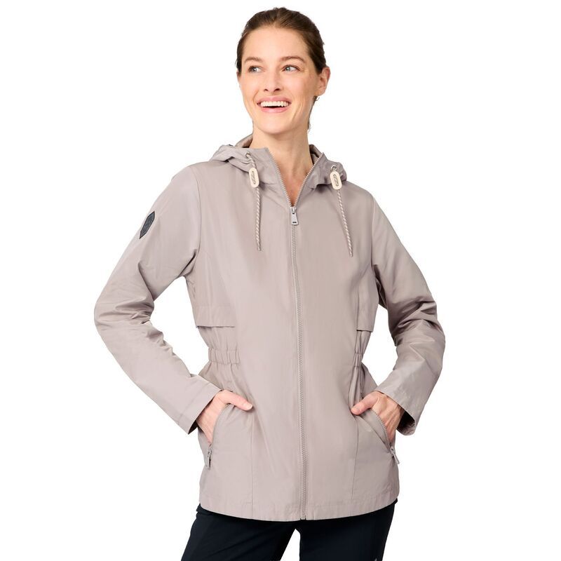 フリー カントリー レディース アウター ジャケット・ブルゾン Free Country Womens Misty Rain Away Anorak Rain Jacketaupewood