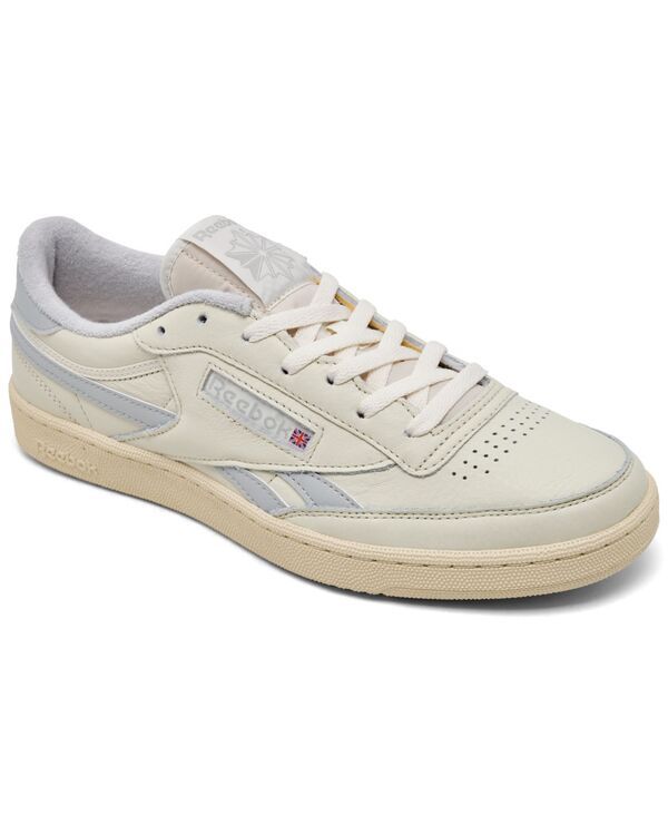 リーボック メンズ シューズ スニーカー ヴィンテージ Reebok Mens Club C Revenge Vintage Casual Sneakers from Finish Line Chalk Gray チョーク