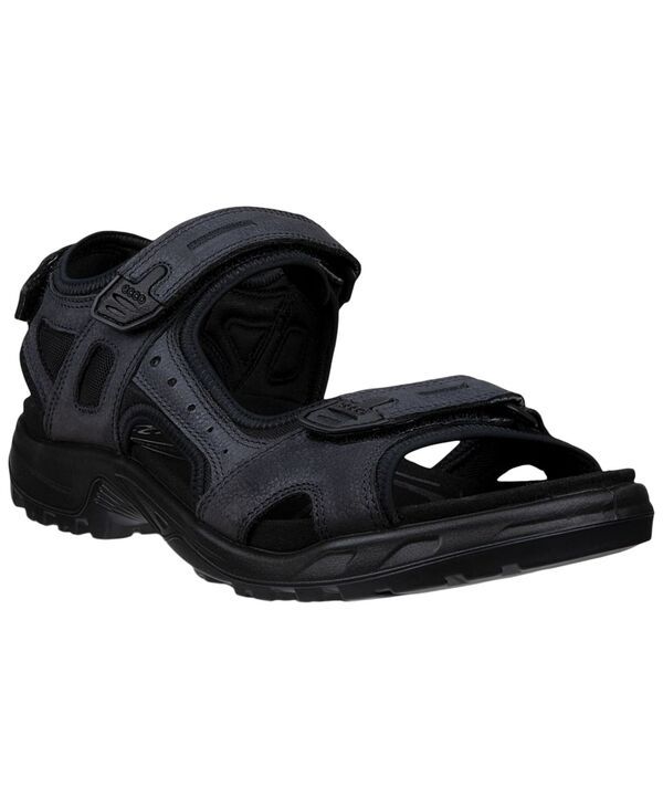 エコー メンズ シューズ スリッポン・ローファー サンダル Ecco Mens Yucatan SlipOn Sandals 61141Black