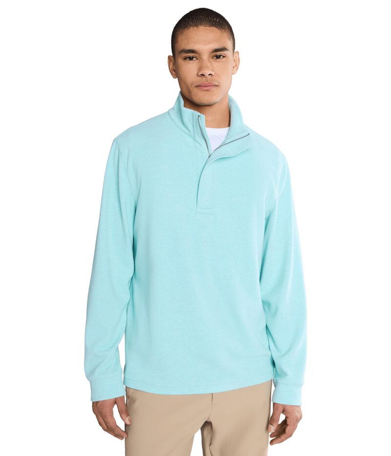 ヴァインヤードヴァインズ メンズ アウター パーカー・スウェット Vineyard Vines Calmwater QuarterZip Aqua Haze アクア