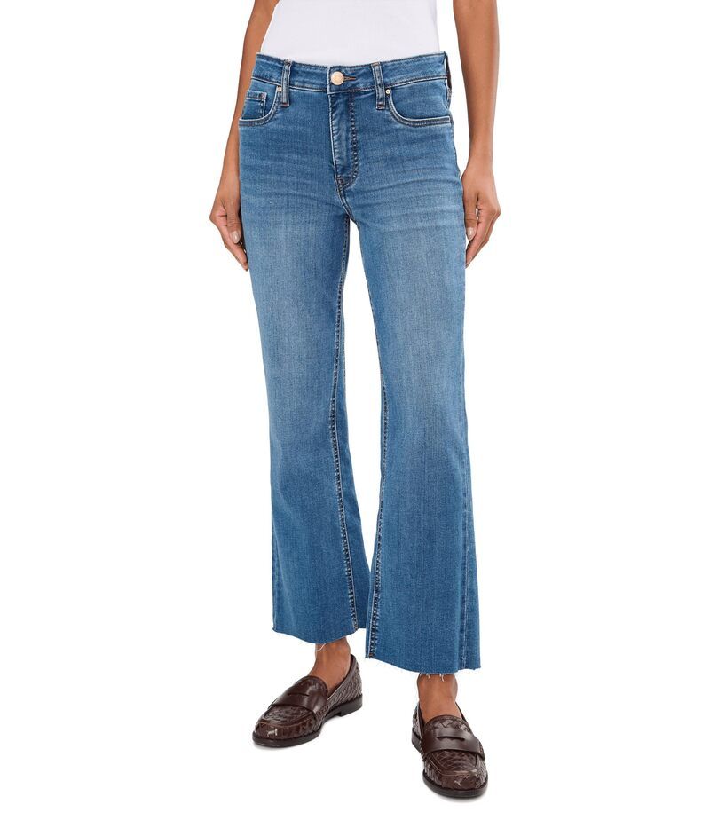 カットフロムザクロス レディース ボトムス デニムパンツ アンクル KUT from the Kloth Kelsey High Rise Fab Ankle FlareNset Leg Sentiment