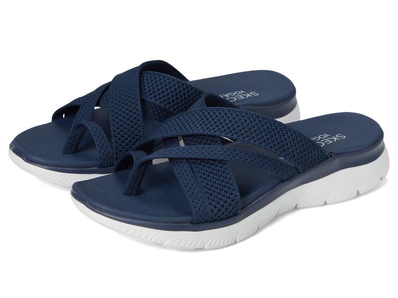 スケッチャーズ レディース シューズ サンダル SKECHERSummits Fantasy Walk Navy ネイビー