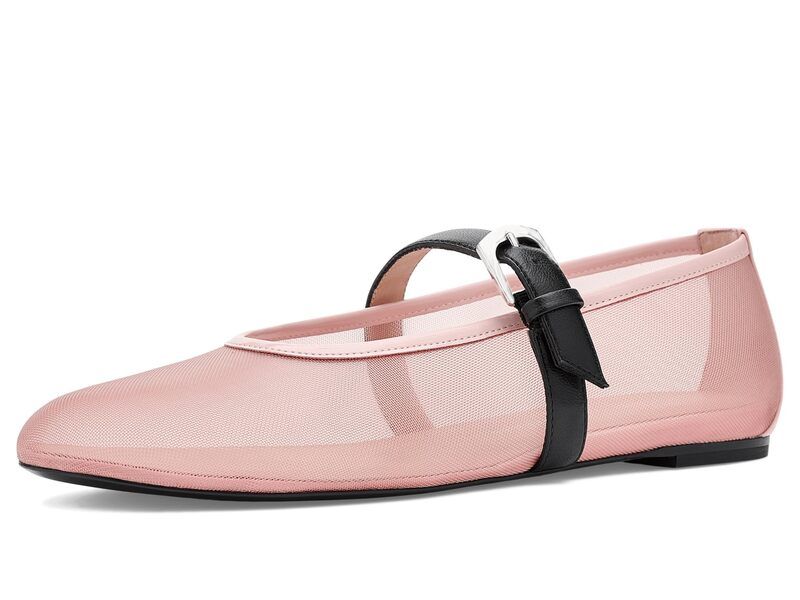 スチュアート ワイツマン レディース シューズ サンダル トール Stuart Weitzman Sai Bareitall Maryjane Light PinkBlack ブラック