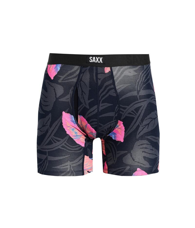 サックスアンダーウェアー メンズ ボクサーパンツ SAXX UNDERWEAR Vibe Xtra Soft Comfort Boxer Briefly Nocturnal OrchidDark Ink