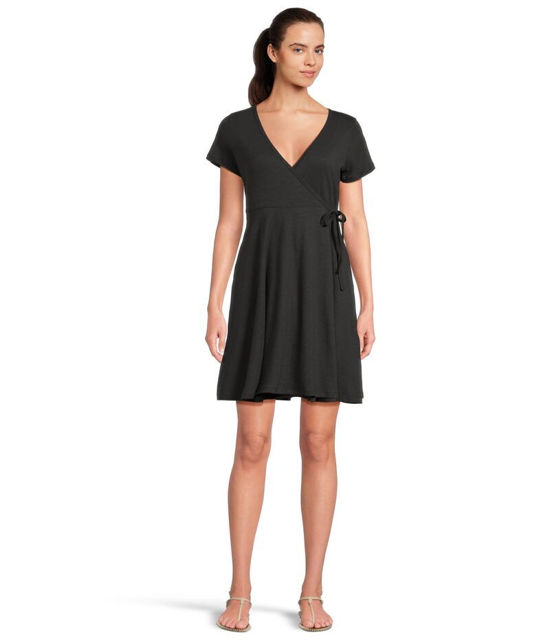 ドード アンドコー レディース トップス ワンピース ToadCo Freesia Wrap Short Sleeve Dress Black ブラック