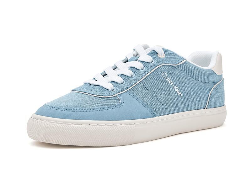 カルバンクライン レディース シューズ サンダル Calvin Klein Caspian Medium Blue DenimWhite ホワイト