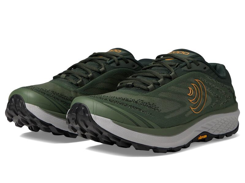 トポアスレチック メンズ シューズ スニーカー Topo Athletic Pursuit 2 GreenOrange オレンジ