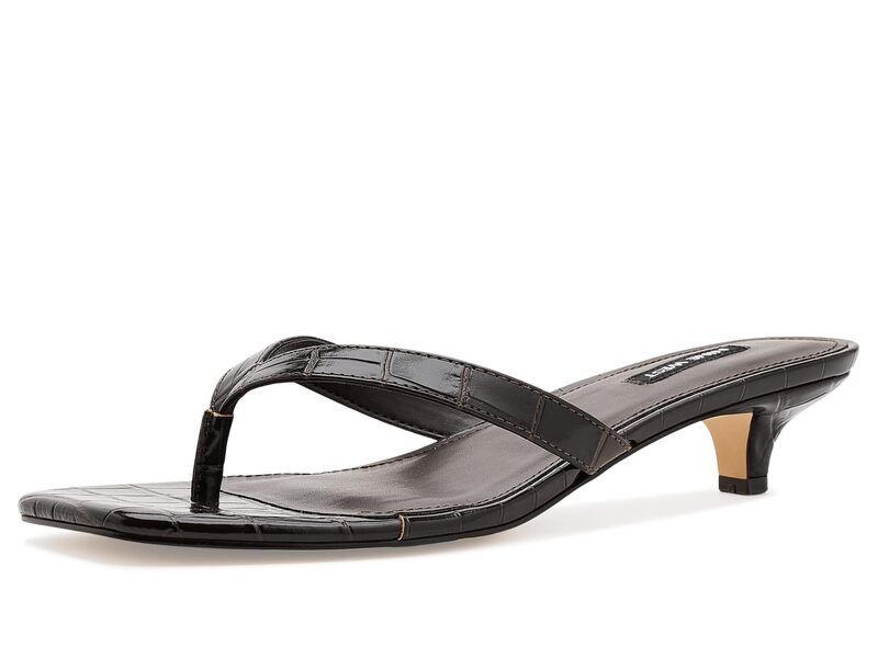 ナインウェスト レディース シューズ サンダル Nine West Cassa Dark Brown Croco ブラウン