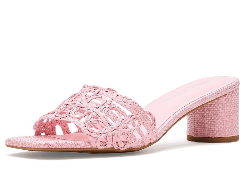 アンクライン レディース シューズ サンダル Anne Klein Flores Pink Raffia ピンク