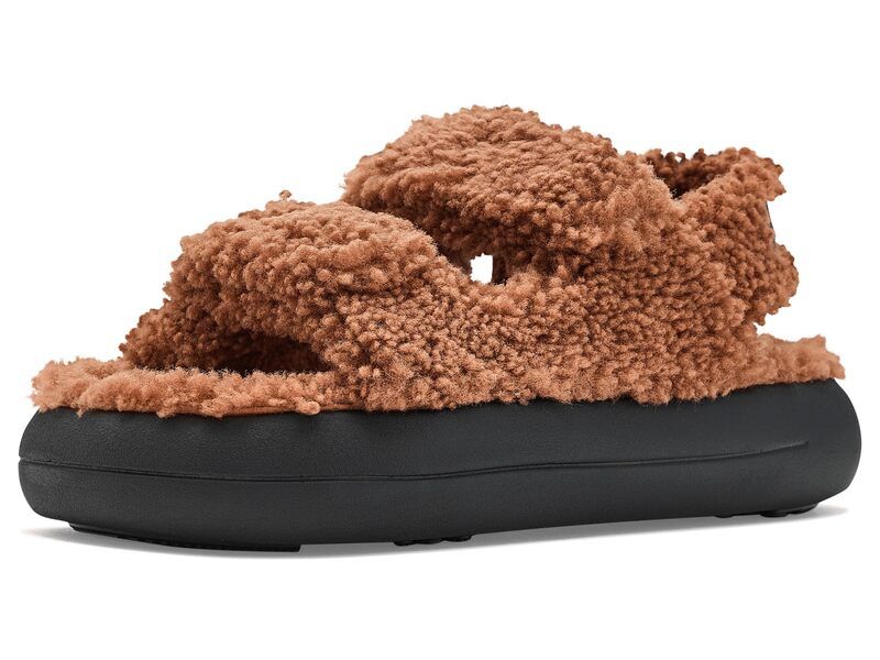 ムーンブーツ レディース シューズ サンダル MOON BOOT Shearling Sandal Cognac