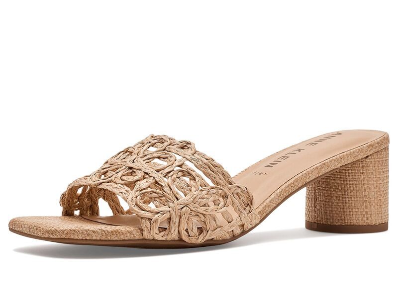 アンクライン レディース シューズ サンダル Anne Klein Flores Natural Raffia