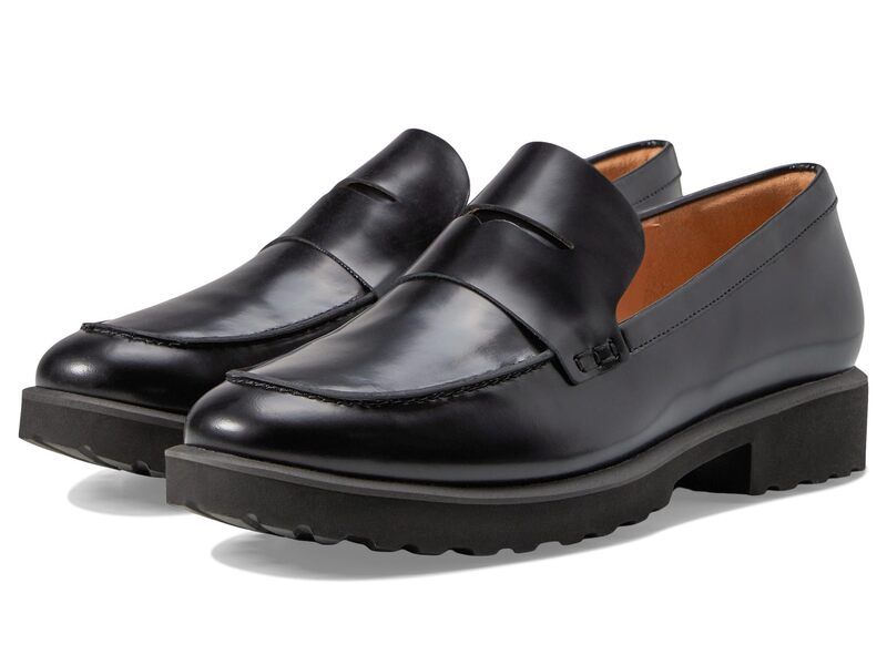 コールハーン レディース シューズ スリッポン・ローファー Cole Haan Geneva Loafers Black Box Calf ブラック