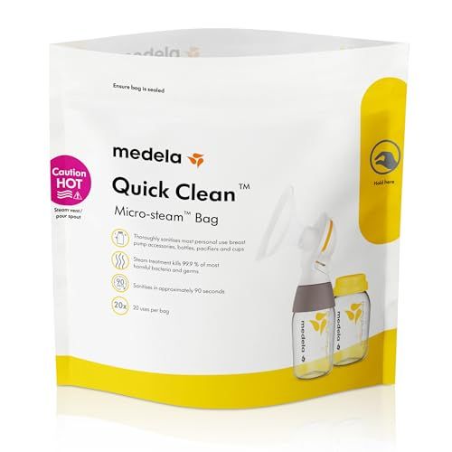 メデラ(medela) 電子レンジ除菌バッグ(5パック) クイッククリーン スチームバッグpms e8b5163f