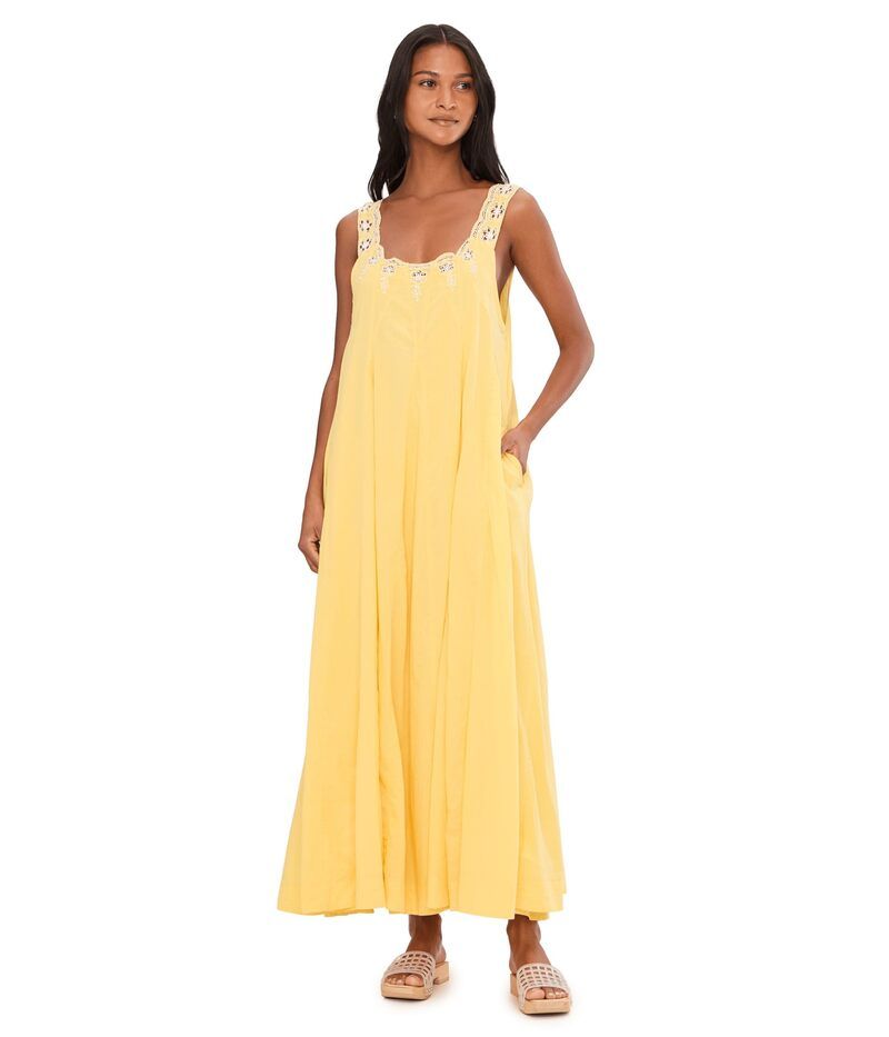 フリーピープル レディース トップス ワンピース マキシ Free People To The Moon Maxi Golden Haze
