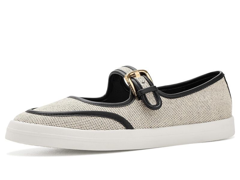 コールハーン レディース シューズ サンダル Cole Haanantucket Drift Maryjane Ballets BlackNatural 2 Tone Canvas ブラック