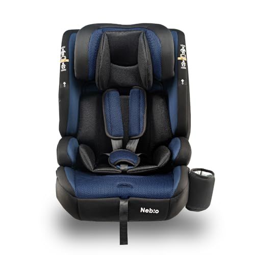 Nebio ネビオ チャイルドシート【R129適合/ISOFIX固定 15ヶ月から12歳 ロングユース 保温保冷ドリンクホルダー付き】ジュニアシート 長く使える 洗える 取付簡単 3way ポップピットG PoPPitGpms 85380e76