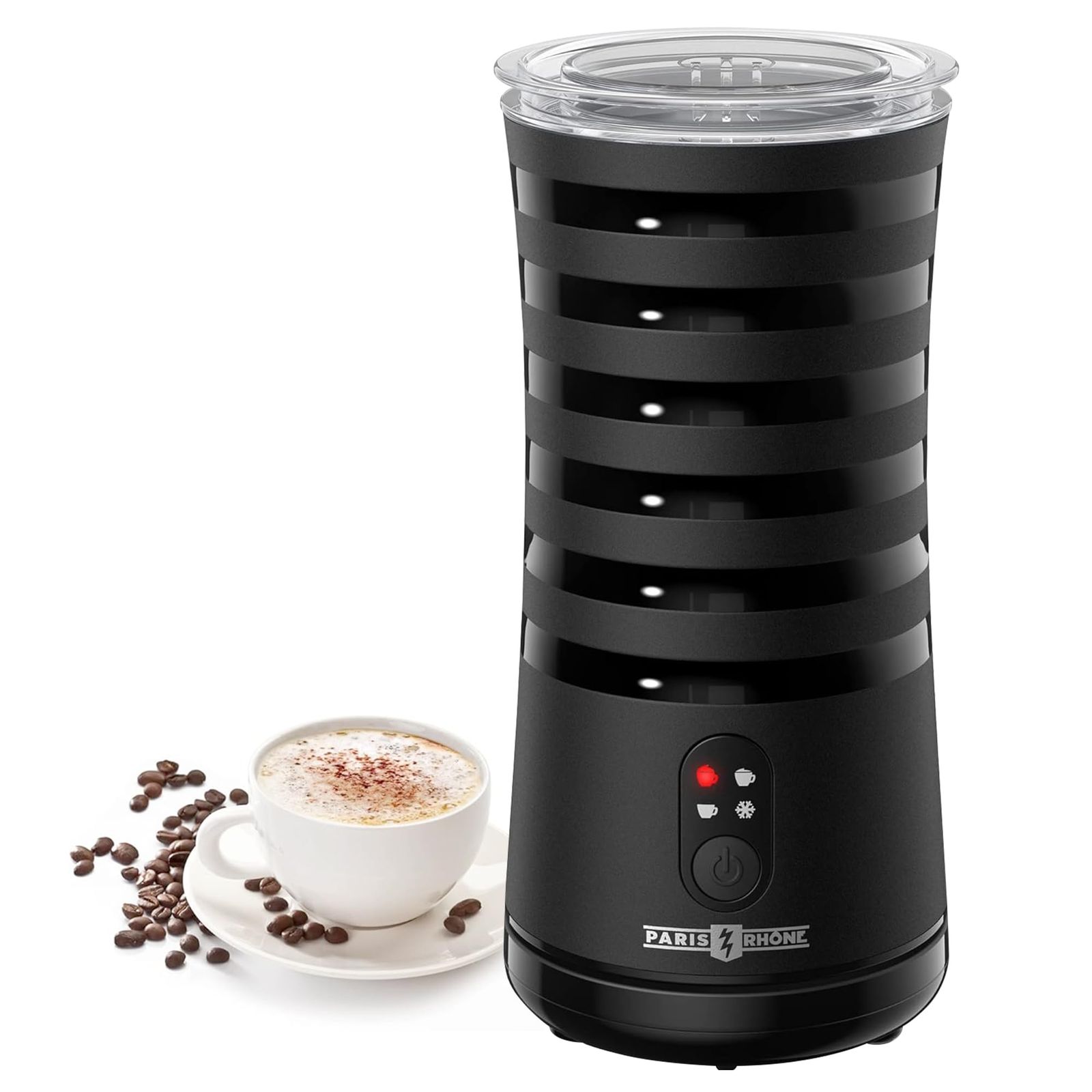 ミルクフォーマー 電動ミルク泡立て器 ミルクフローサー 4モード切替 400W出力 240ml カフェラテ カプチーノ ホットミルク ラテアート 静音操作 黒pms 81a22db8